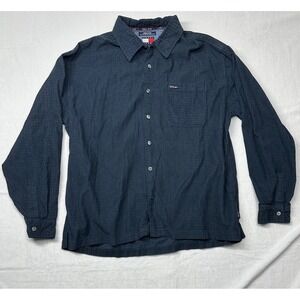 VINTAGE‎ Tommy Hilfiger Mens Long Sleeve Button Down Plaid
